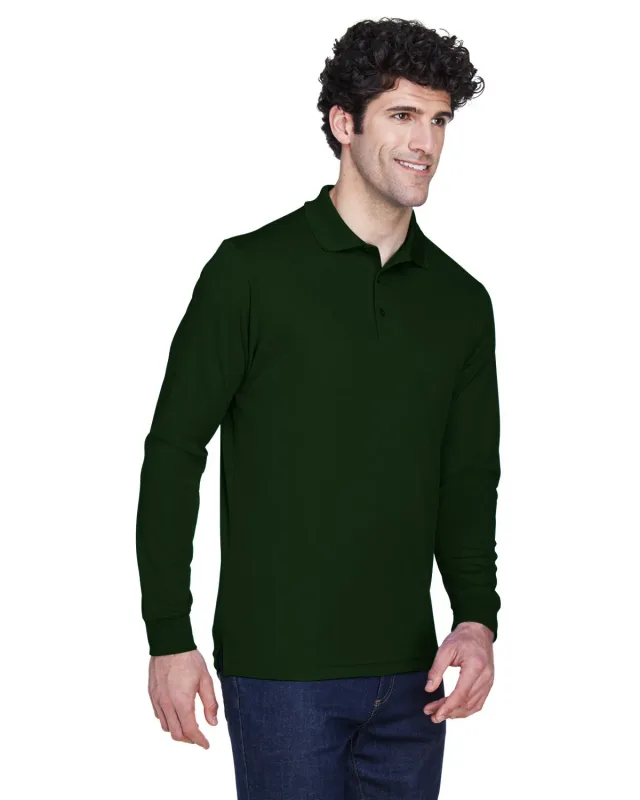 CORE365 Men's Pinnacle Performance Long-Sleeve Piqué Polo — view 41