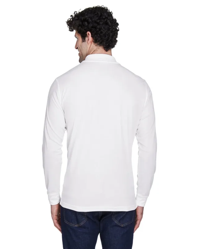 CORE365 Men's Pinnacle Performance Long-Sleeve Piqué Polo — view 43