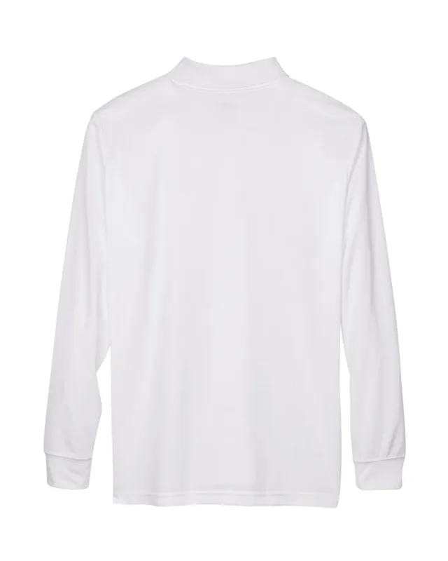 CORE365 Men's Pinnacle Performance Long-Sleeve Piqué Polo — view 44