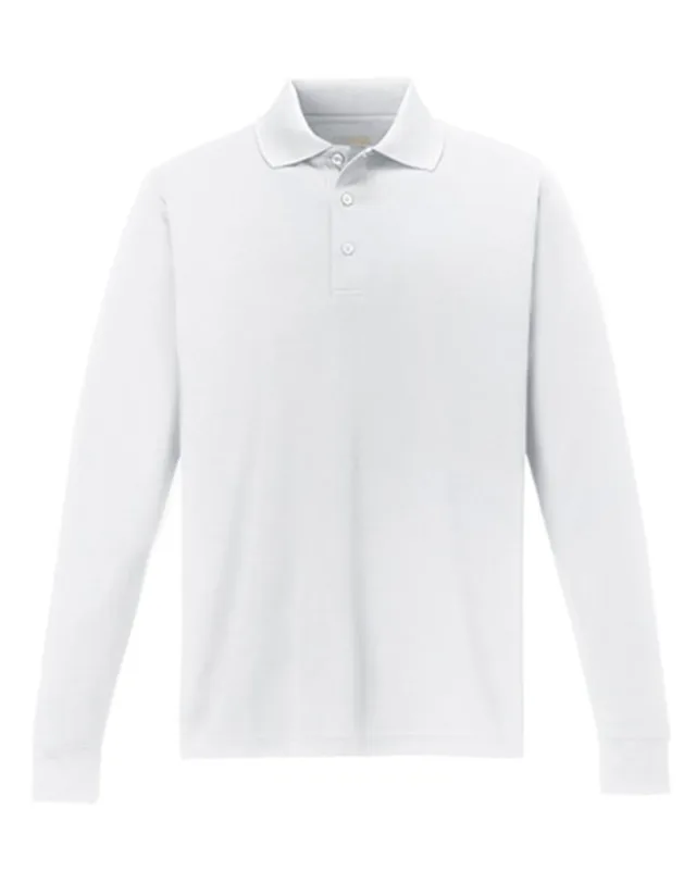 CORE365 Men's Pinnacle Performance Long-Sleeve Piqué Polo — view 48