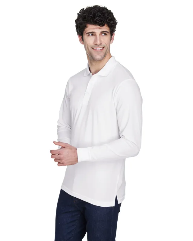 CORE365 Men's Pinnacle Performance Long-Sleeve Piqué Polo — view 49