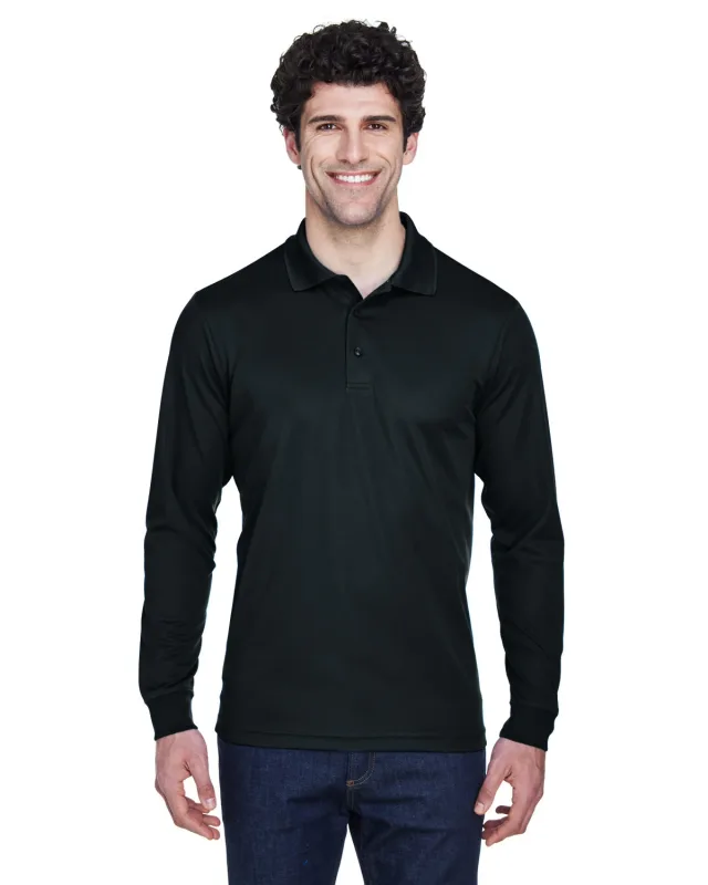 CORE365 Men's Pinnacle Performance Long-Sleeve Piqué Polo — view 53