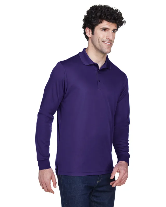 CORE365 Men's Pinnacle Performance Long-Sleeve Piqué Polo — view 6
