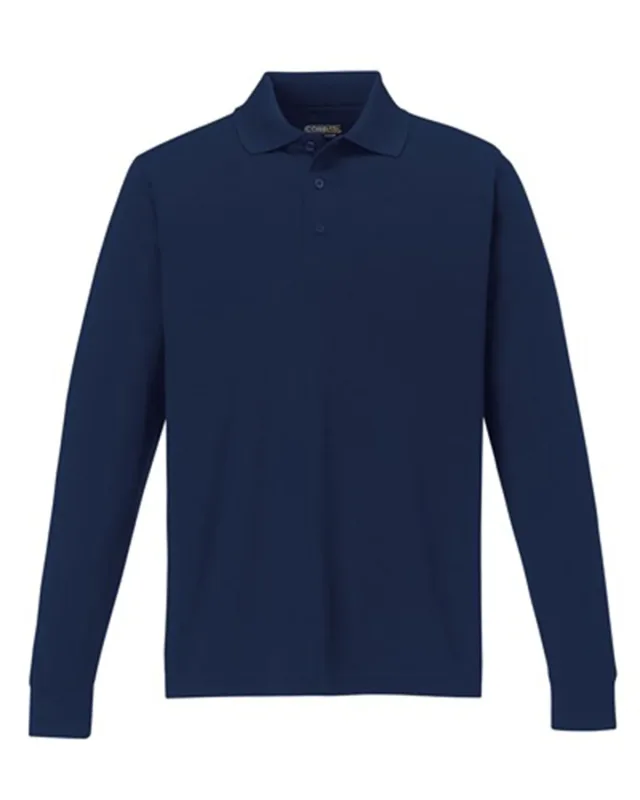 CORE365 Men's Pinnacle Performance Long-Sleeve Piqué Polo — view 61