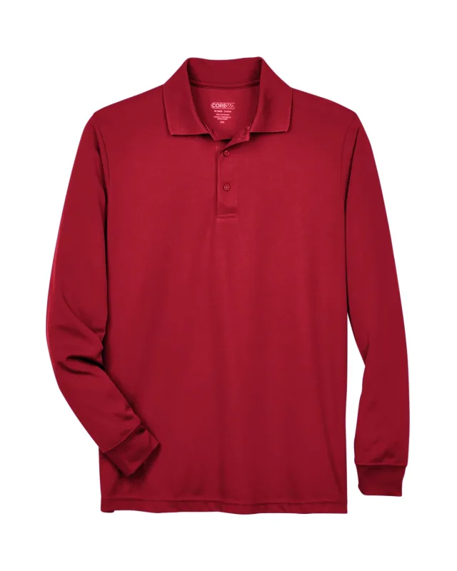 CORE365 Men's Pinnacle Performance Long-Sleeve Piqué Polo — view 66