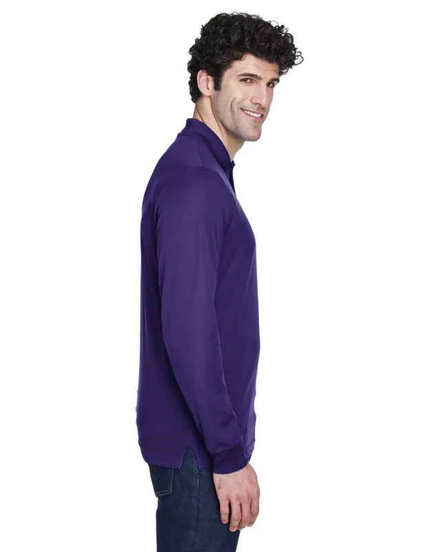 CORE365 Men's Pinnacle Performance Long-Sleeve Piqué Polo — view 7
