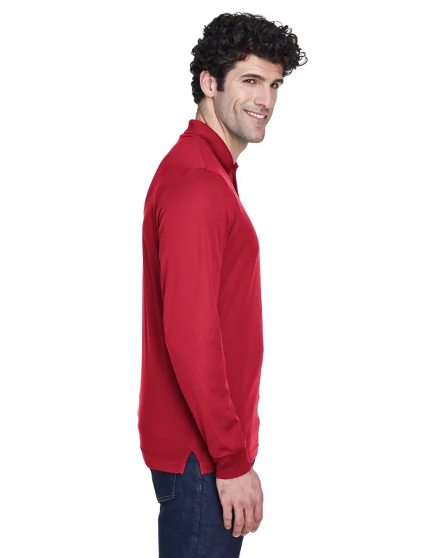 CORE365 Men's Pinnacle Performance Long-Sleeve Piqué Polo — view 70