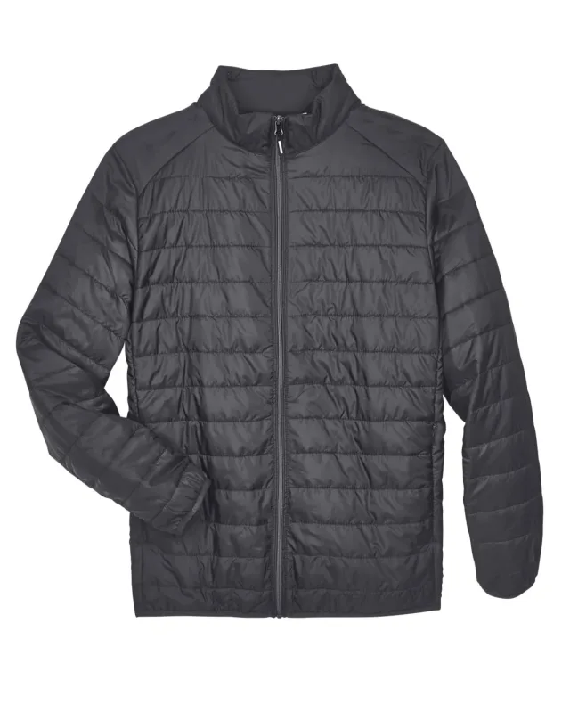 CORE365 Men's Prevail Packable Puffer Jacket — view 3