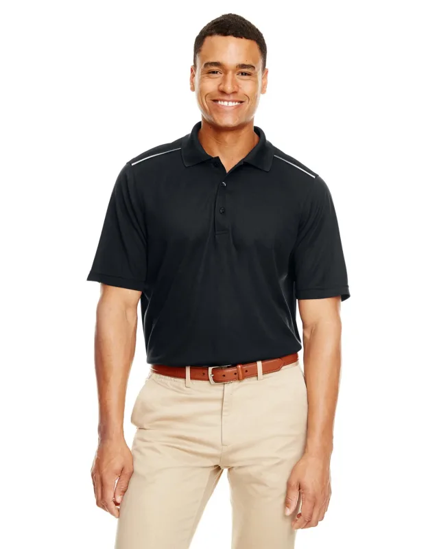 CORE365 Men's Radiant Performance Piqué Polo with Reflective Piping — view 10