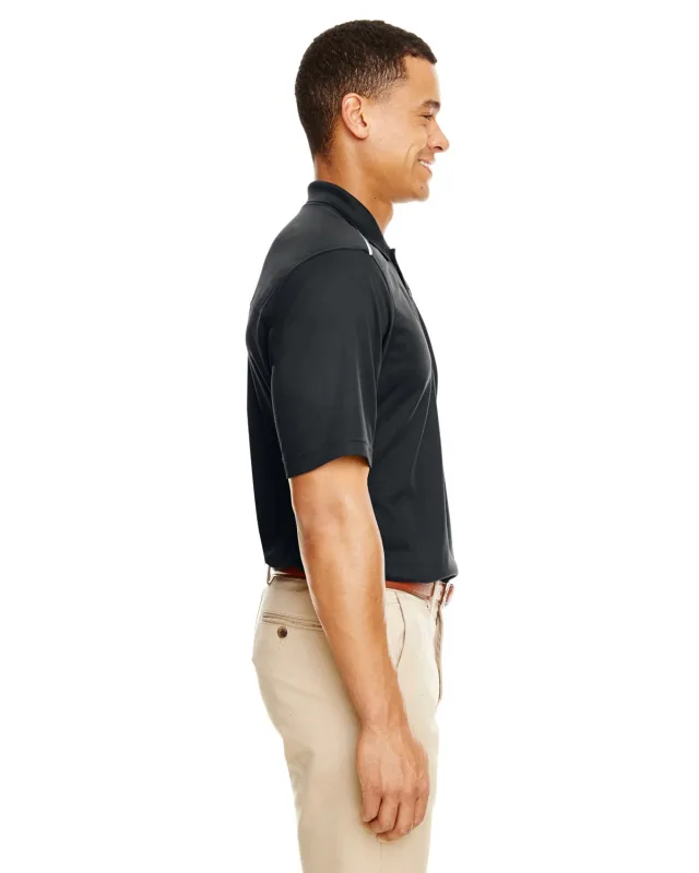 CORE365 Men's Radiant Performance Piqué Polo with Reflective Piping — view 12