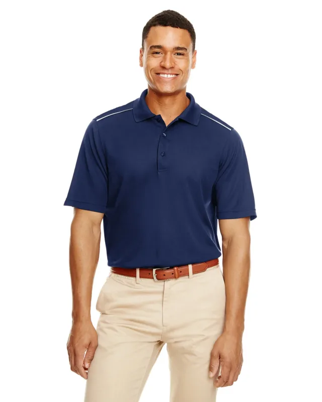 CORE365 Men's Radiant Performance Piqué Polo with Reflective Piping — view 14