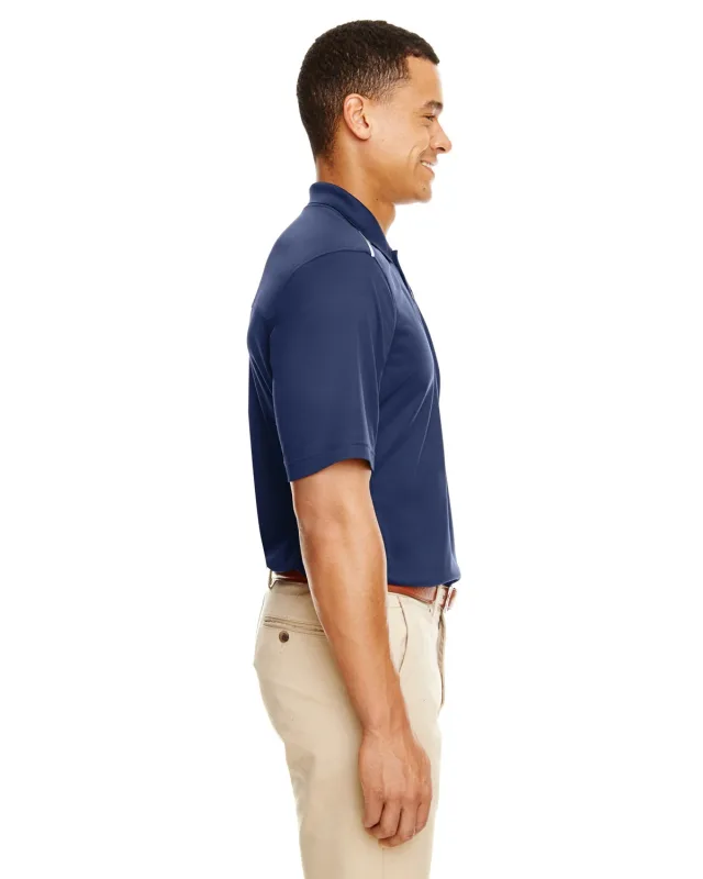 CORE365 Men's Radiant Performance Piqué Polo with Reflective Piping — view 16