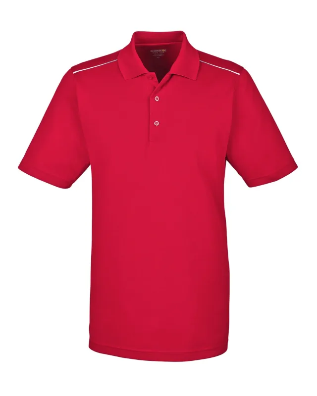 CORE365 Men's Radiant Performance Piqué Polo with Reflective Piping — view 19