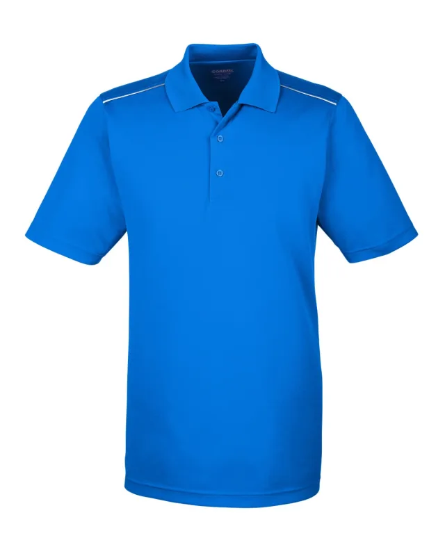 CORE365 Men's Radiant Performance Piqué Polo with Reflective Piping — view 3
