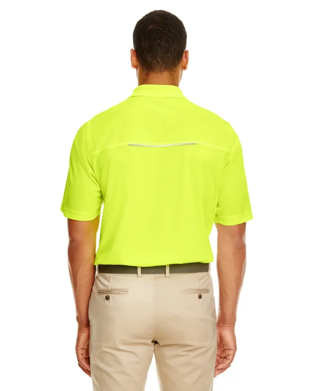 CORE365 Men's Radiant Performance Piqué Polo with Reflective Piping — view 5