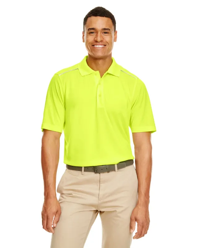 CORE365 Men's Radiant Performance Piqué Polo with Reflective Piping — view 6