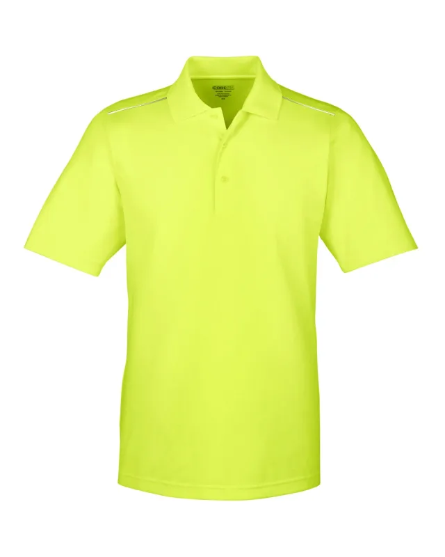 CORE365 Men's Radiant Performance Piqué Polo with Reflective Piping — view 7