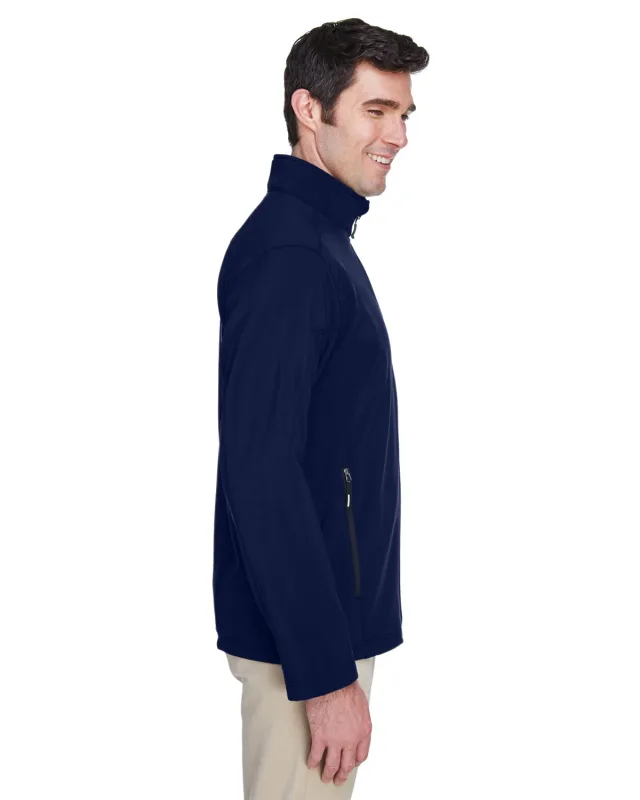 CORE365 Men's Tall Cruise Two-Layer Fleece Bonded Soft Shell Jacket — view 13