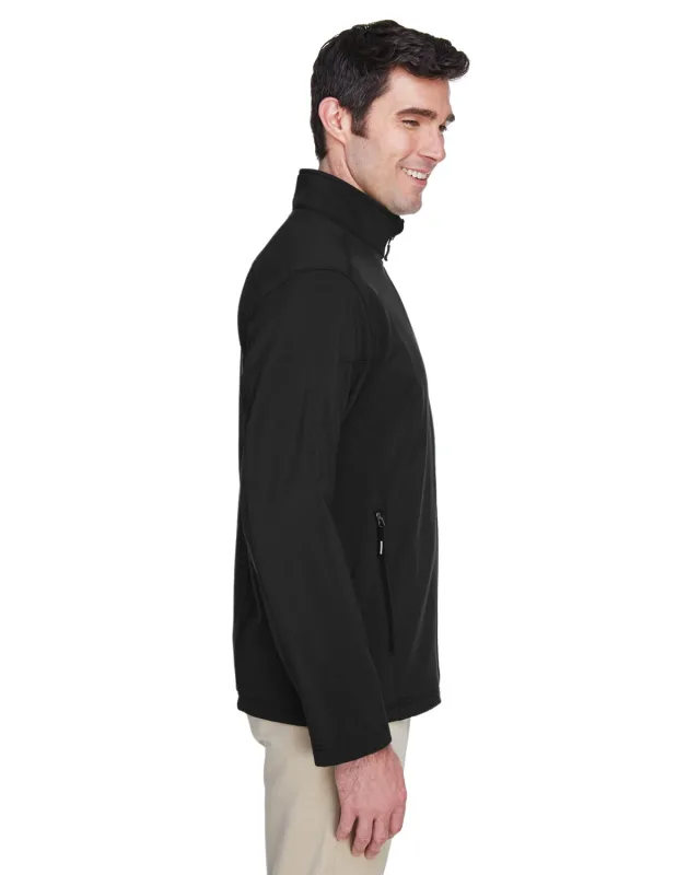 CORE365 Men's Tall Cruise Two-Layer Fleece Bonded Soft Shell Jacket — view 6