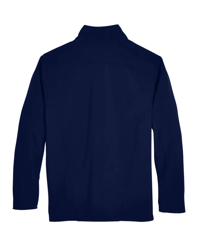 CORE365 Men's Tall Cruise Two-Layer Fleece Bonded Soft Shell Jacket — view 8