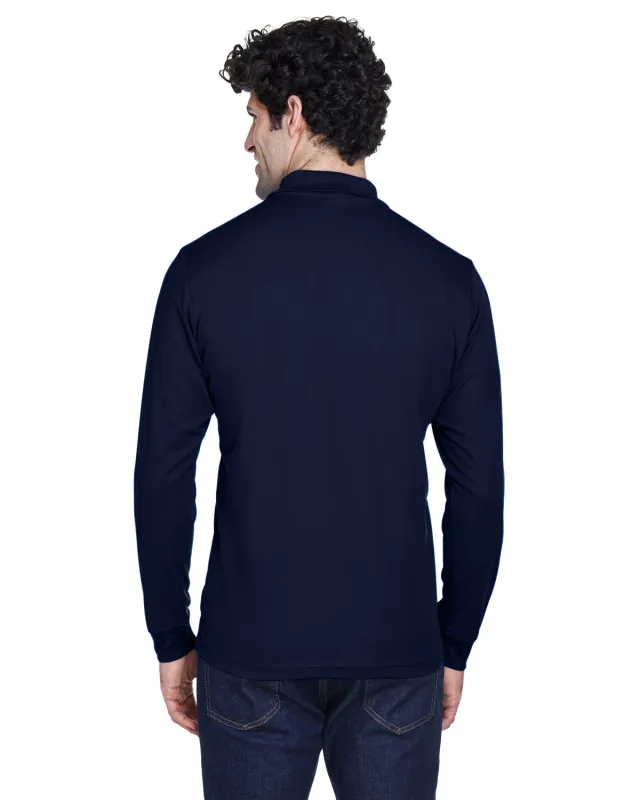 CORE365 Men's Tall Pinnacle Performance Long-Sleeve Piqué Polo — view 15
