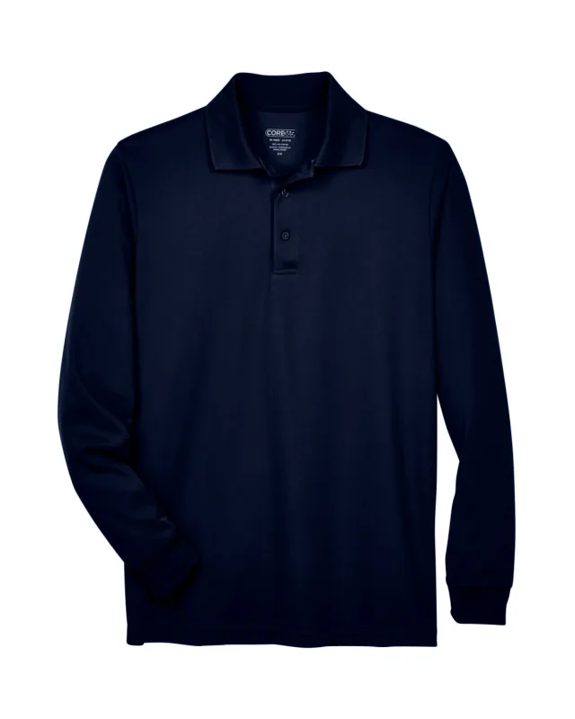 CORE365 Men's Tall Pinnacle Performance Long-Sleeve Piqué Polo — view 17