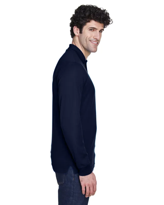 CORE365 Men's Tall Pinnacle Performance Long-Sleeve Piqué Polo — view 21