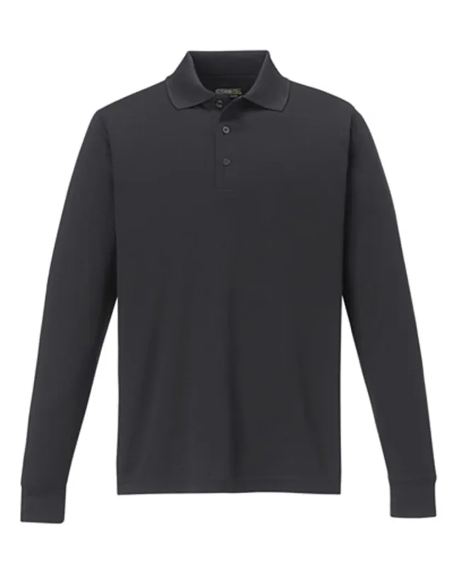 CORE365 Men's Tall Pinnacle Performance Long-Sleeve Piqué Polo — view 5