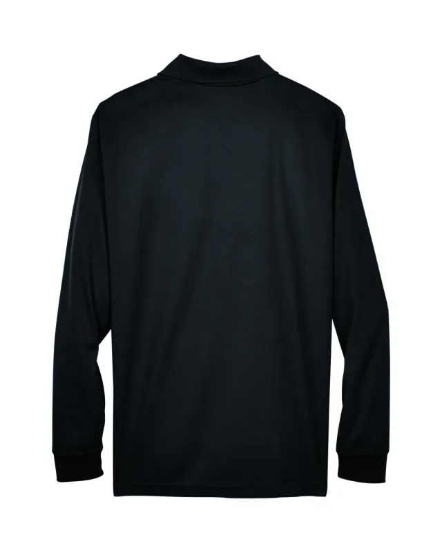 CORE365 Men's Tall Pinnacle Performance Long-Sleeve Piqué Polo — view 9