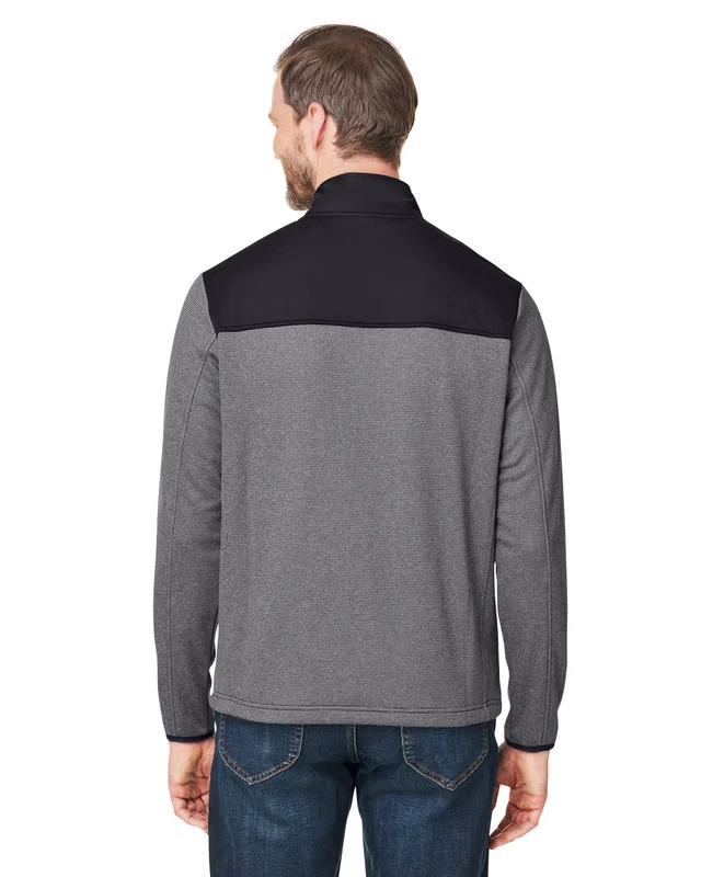 CORE365 Men's Venture Heathered Stripe Hybrid Jacket