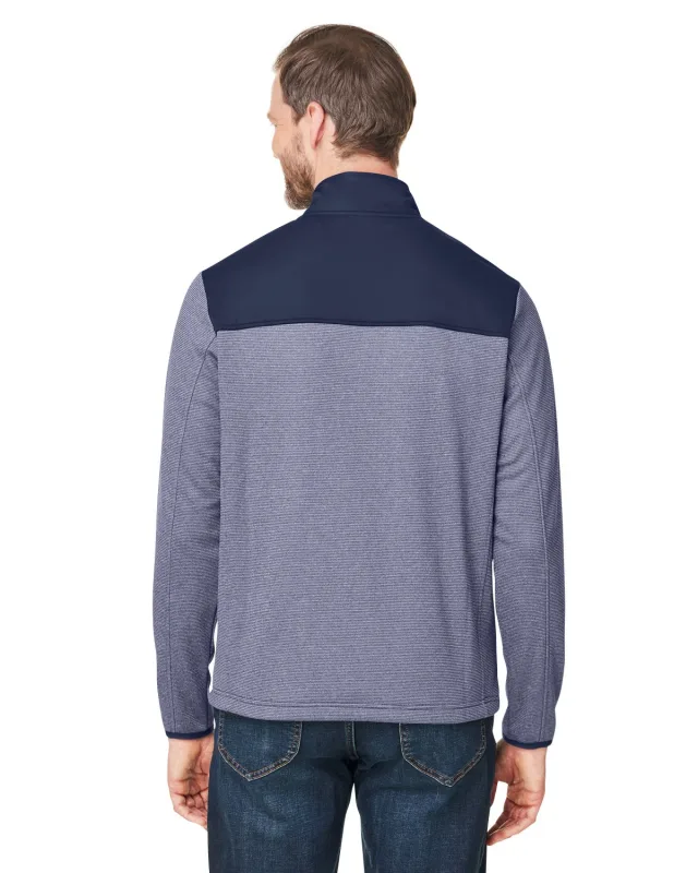 CORE365 Men's Venture Heathered Stripe Hybrid Jacket — view 11