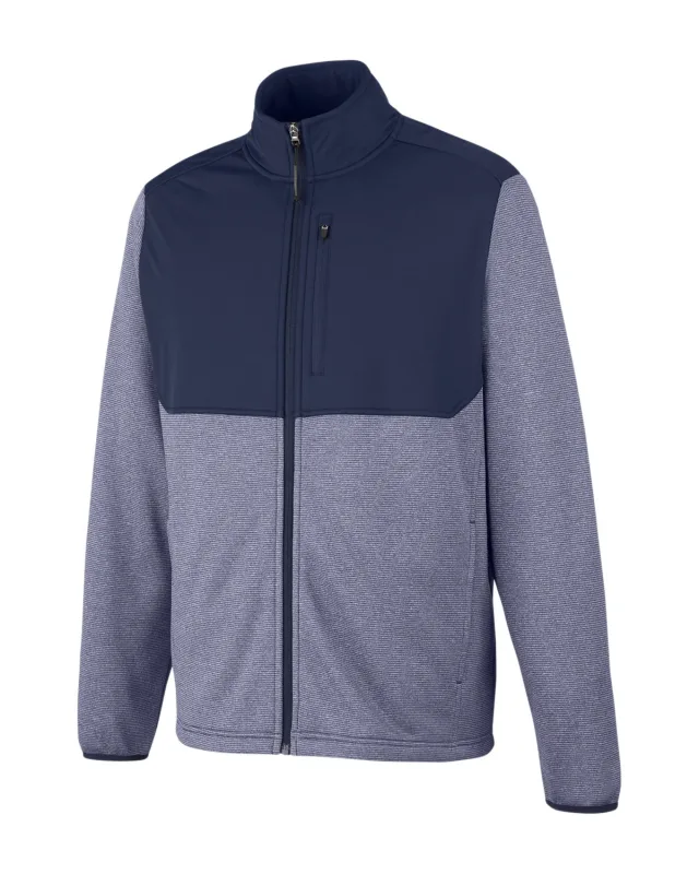 CORE365 Men's Venture Heathered Stripe Hybrid Jacket — view 16