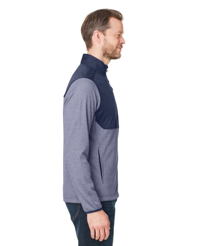 CORE365 Men's Venture Heathered Stripe Hybrid Jacket — view 20