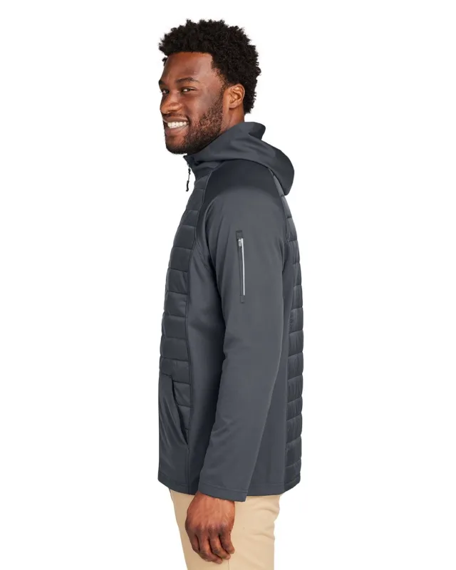 CORE365 Unisex Techno Lite Hybrid Hooded Jacket — view 10