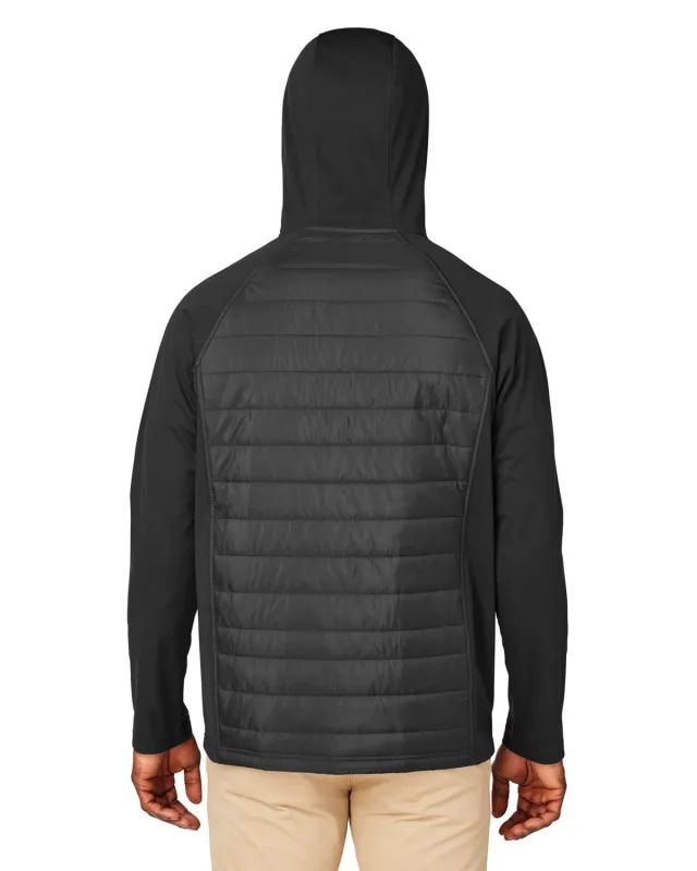 CORE365 Unisex Techno Lite Hybrid Hooded Jacket — view 11