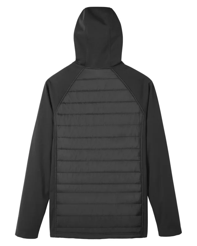 CORE365 Unisex Techno Lite Hybrid Hooded Jacket — view 12