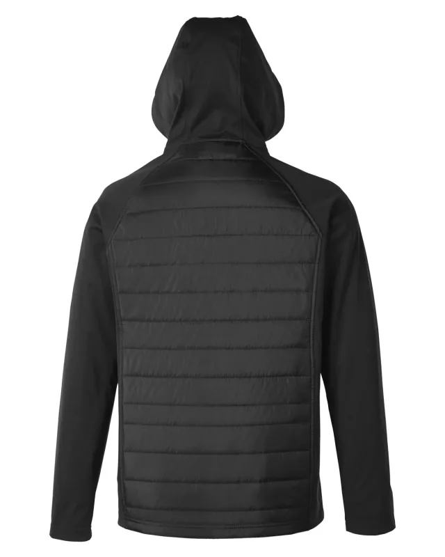 CORE365 Unisex Techno Lite Hybrid Hooded Jacket — view 15