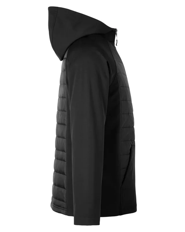 CORE365 Unisex Techno Lite Hybrid Hooded Jacket — view 17