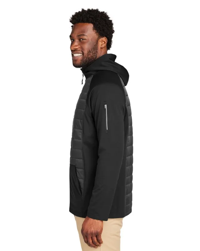 CORE365 Unisex Techno Lite Hybrid Hooded Jacket — view 20