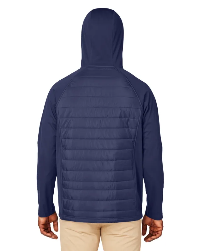 CORE365 Unisex Techno Lite Hybrid Hooded Jacket — view 21