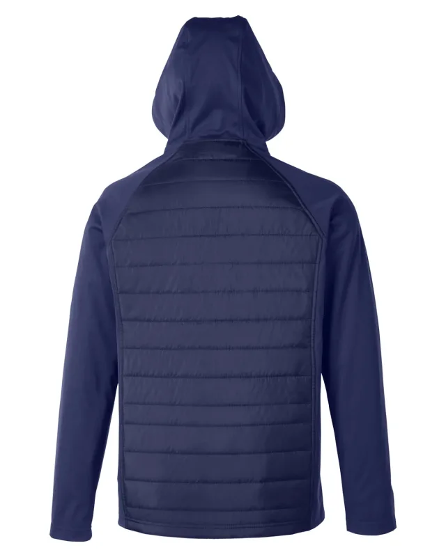 CORE365 Unisex Techno Lite Hybrid Hooded Jacket — view 25
