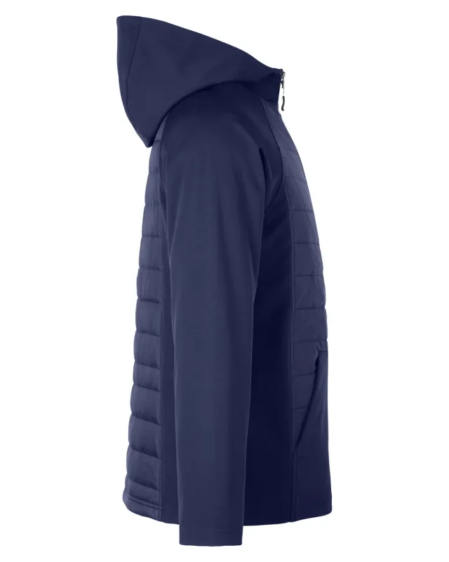 CORE365 Unisex Techno Lite Hybrid Hooded Jacket — view 27