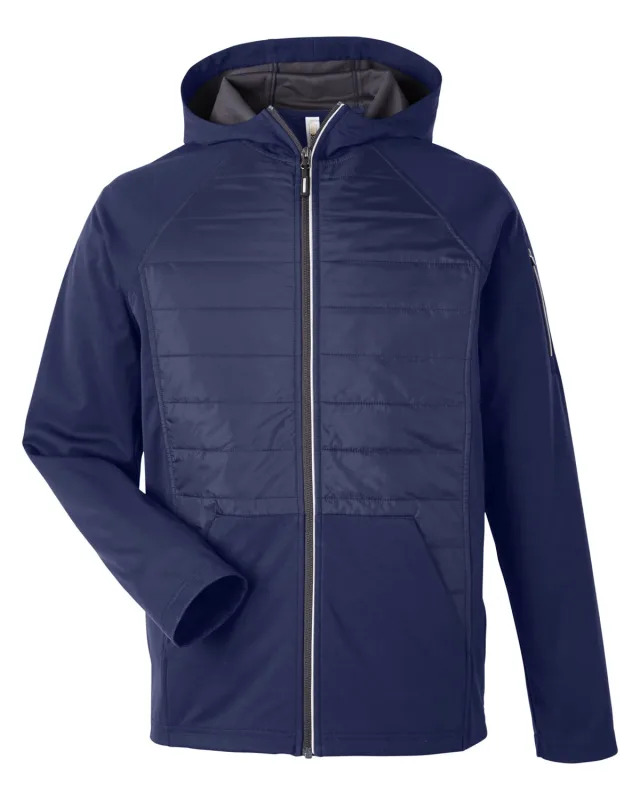 CORE365 Unisex Techno Lite Hybrid Hooded Jacket — view 28