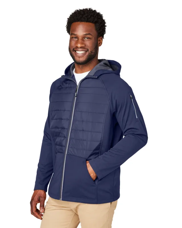 CORE365 Unisex Techno Lite Hybrid Hooded Jacket — view 29