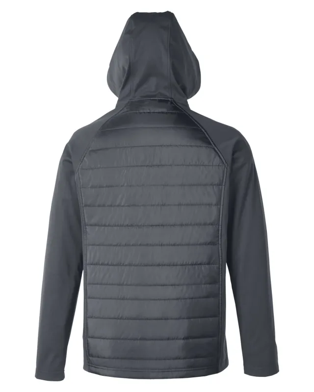CORE365 Unisex Techno Lite Hybrid Hooded Jacket — view 5