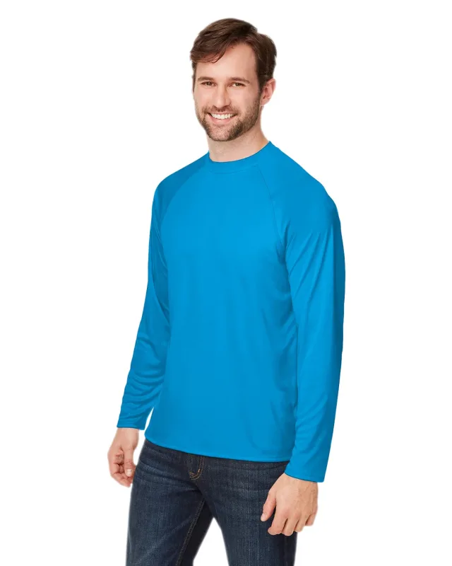 CORE365 Unisex Ultra UVP Marina Raglan T-Shirt — view 9