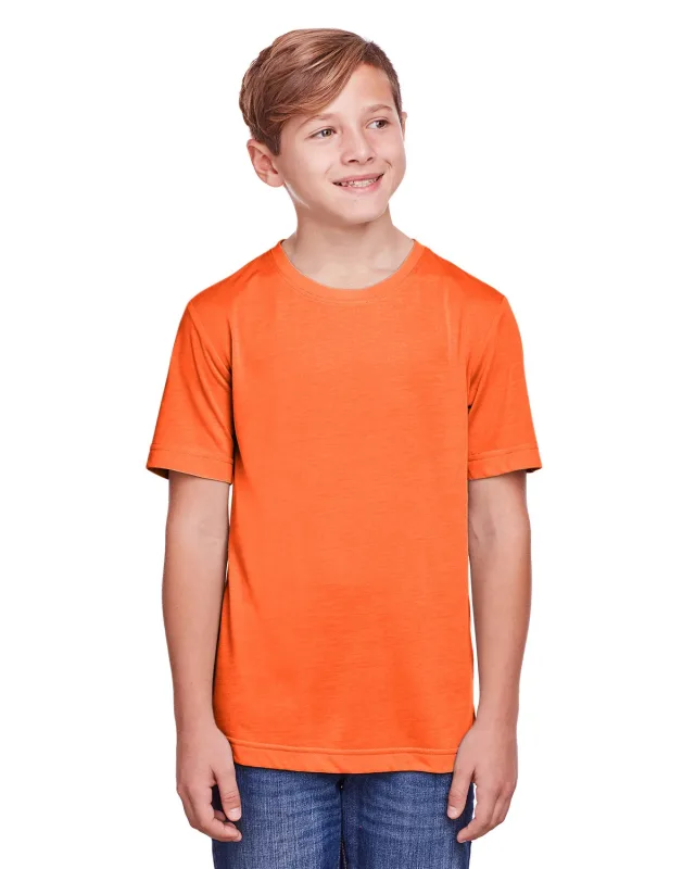 CORE365 Youth Fusion ChromaSoft Performance T-Shirt — view 22