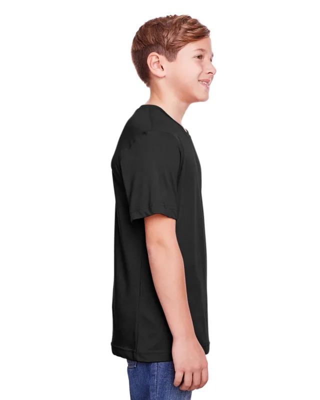 CORE365 Youth Fusion ChromaSoft Performance T-Shirt — view 48