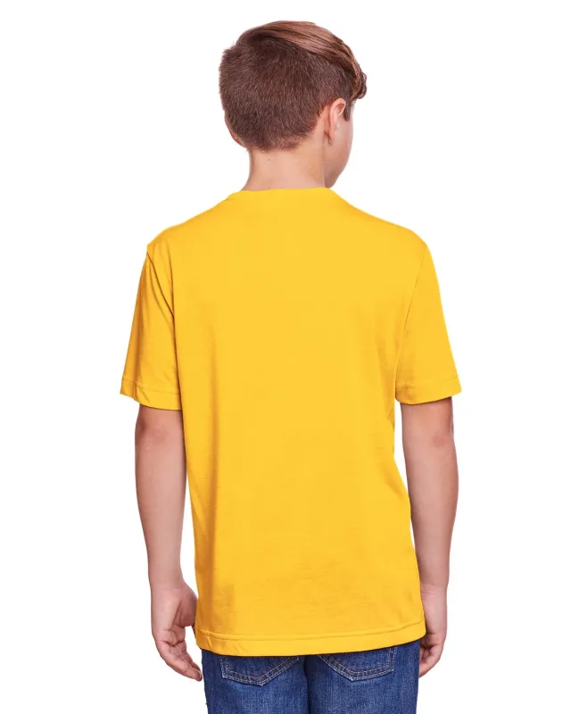 CORE365 Youth Fusion ChromaSoft Performance T-Shirt — view 7