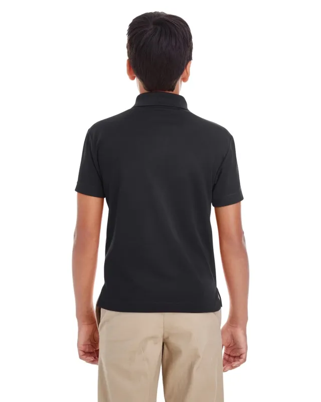 CORE365 Youth Origin Performance Piqué Polo — view 13